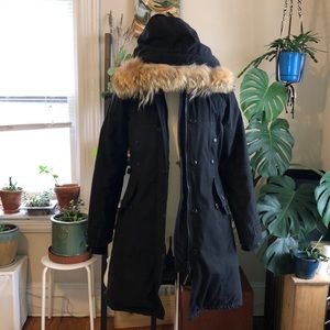 Canada Goose Black Coat - S